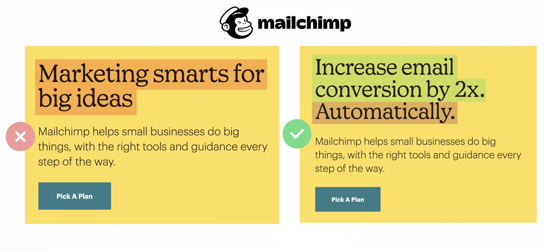 exemplo mailchimp