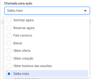 chamada para ação