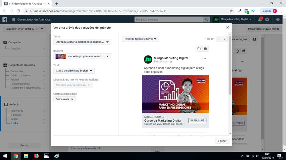 criativo dinâmico