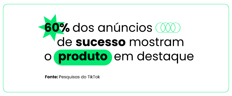 anúncios no tiktok de produtos