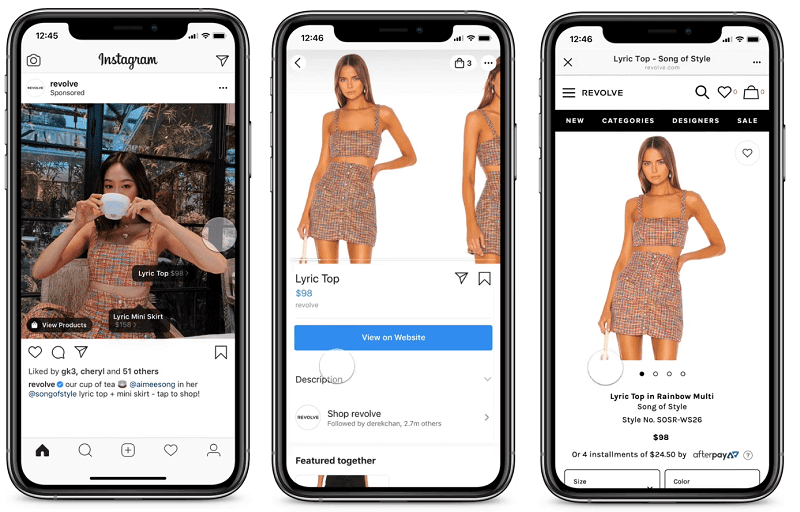 anúncios pagos com instagram shopping