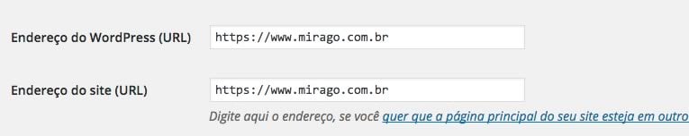 Configuração do HTTPS no WordPress