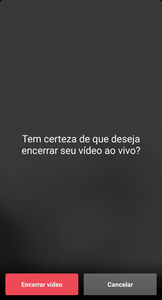 encerramento live instagram