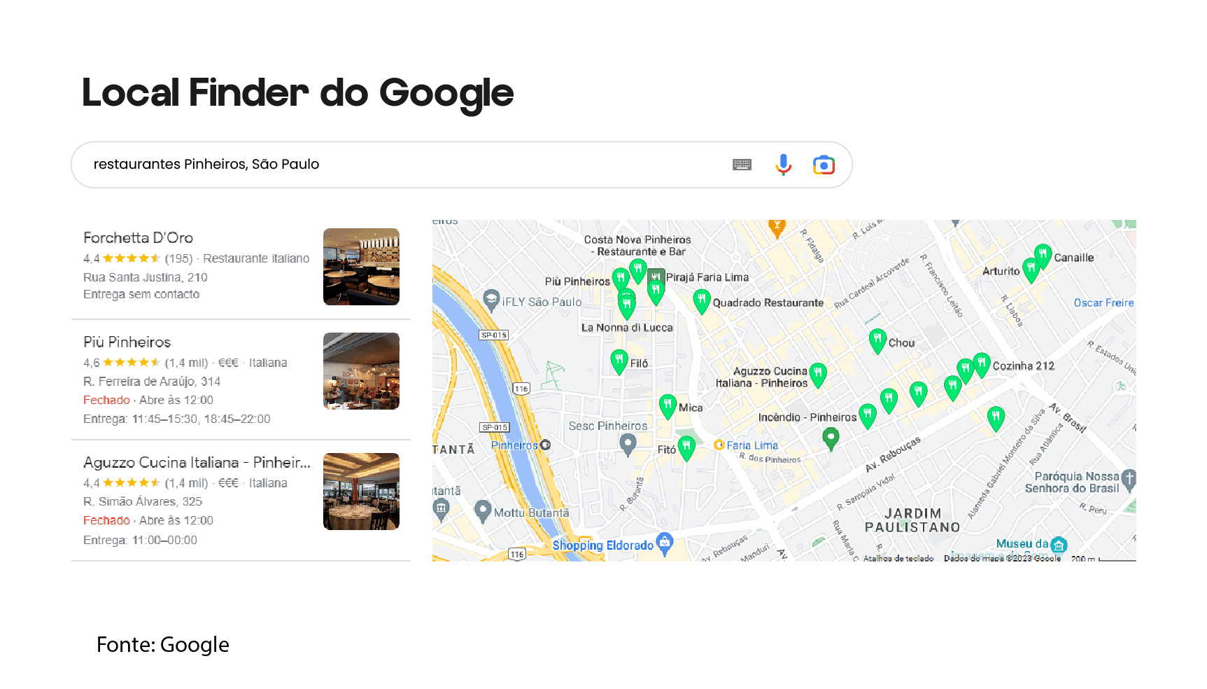 local finder do google - seo local