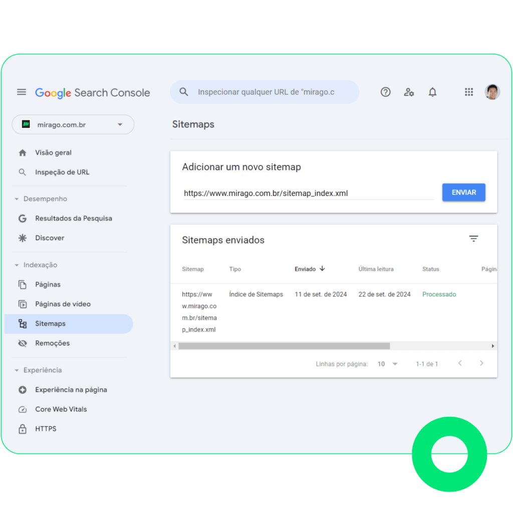 Cadastrando o sitemap XML no Google Search Console