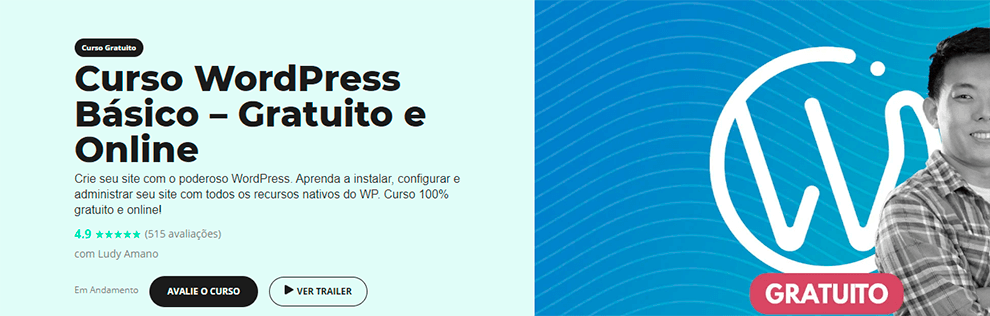 Curso de WordPress Gratuito da Mirago